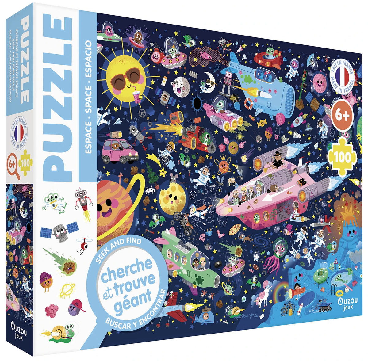 Puzzle cherche et trouve - Dans l'espace