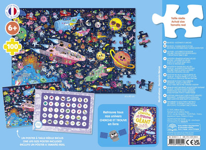 Puzzle cherche et trouve - Dans l'espace