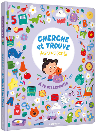 Livre cherche et trouve des tout-petits - À la maternelle