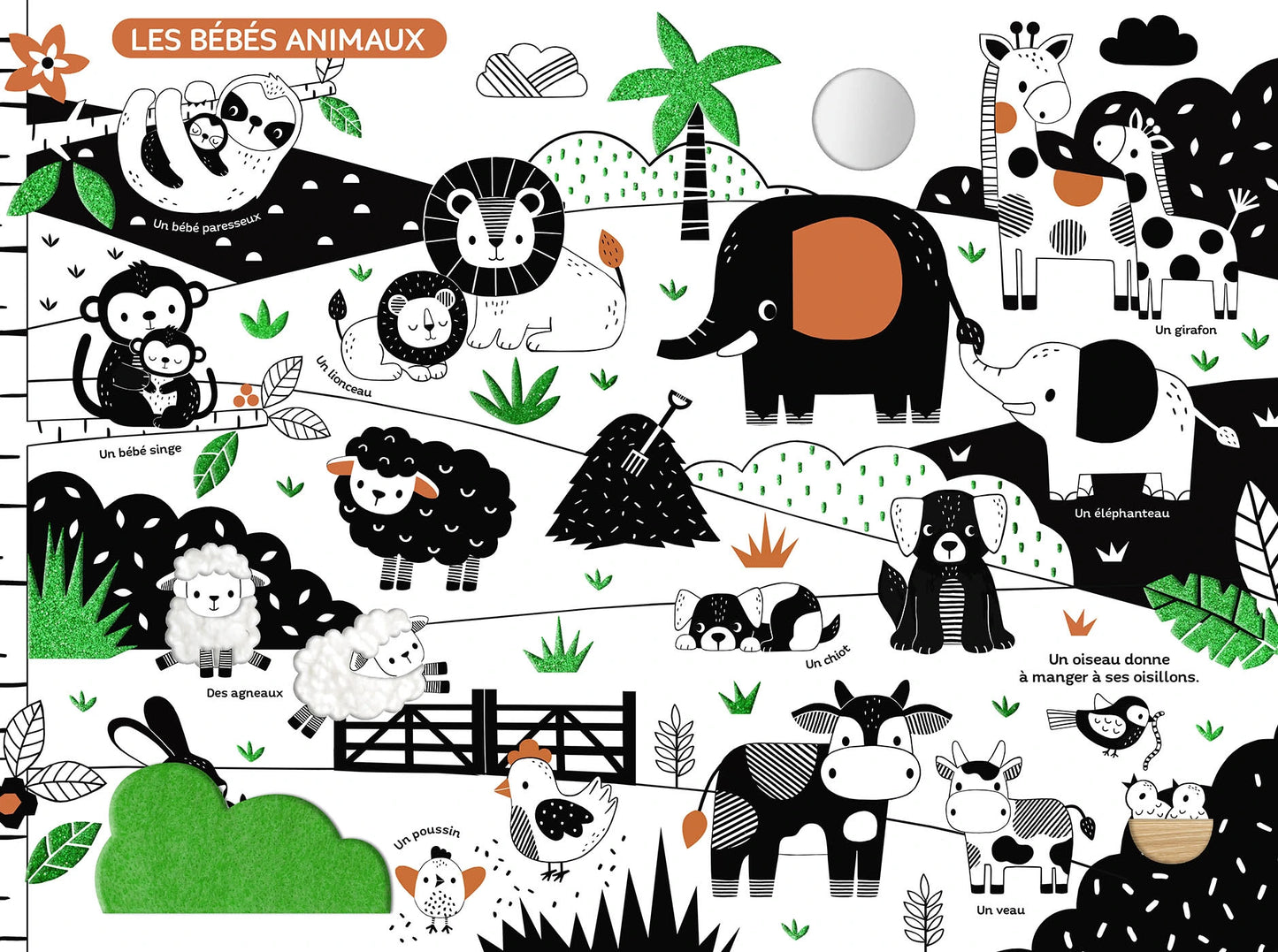 Mon très grand livre d’éveil - Bébés animaux