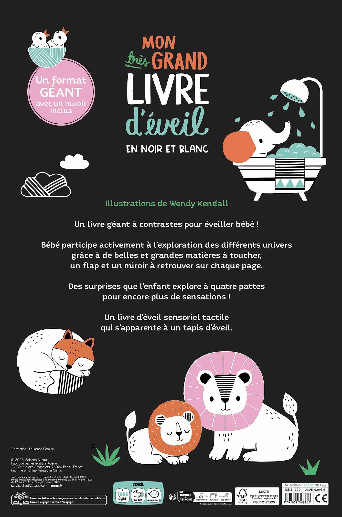 Mon très grand livre d’éveil - Bébés animaux
