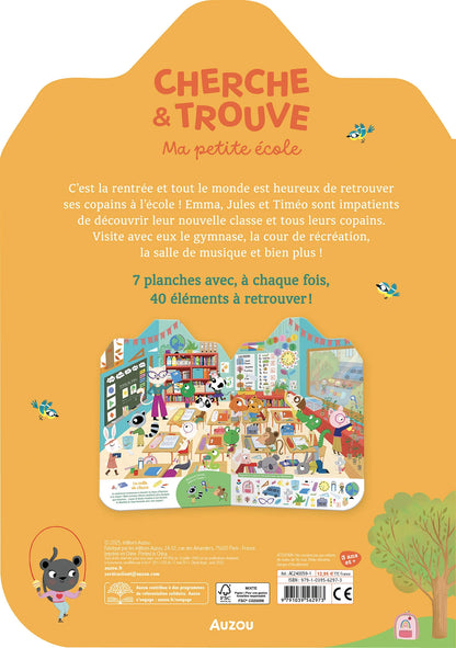 Livre cherche et trouve - La petite école