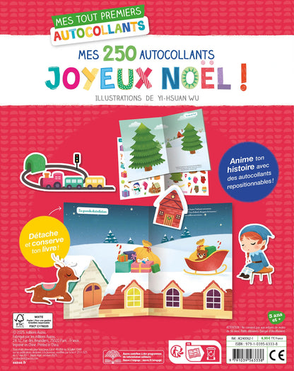 250 autocollants - Joyeux Noël !