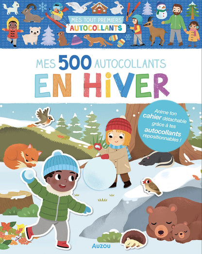 500 autocollants - En hiver