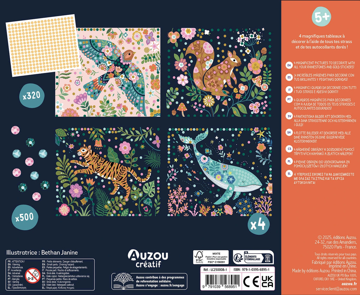 Mon coffret d'artiste - Mes tableaux en strass