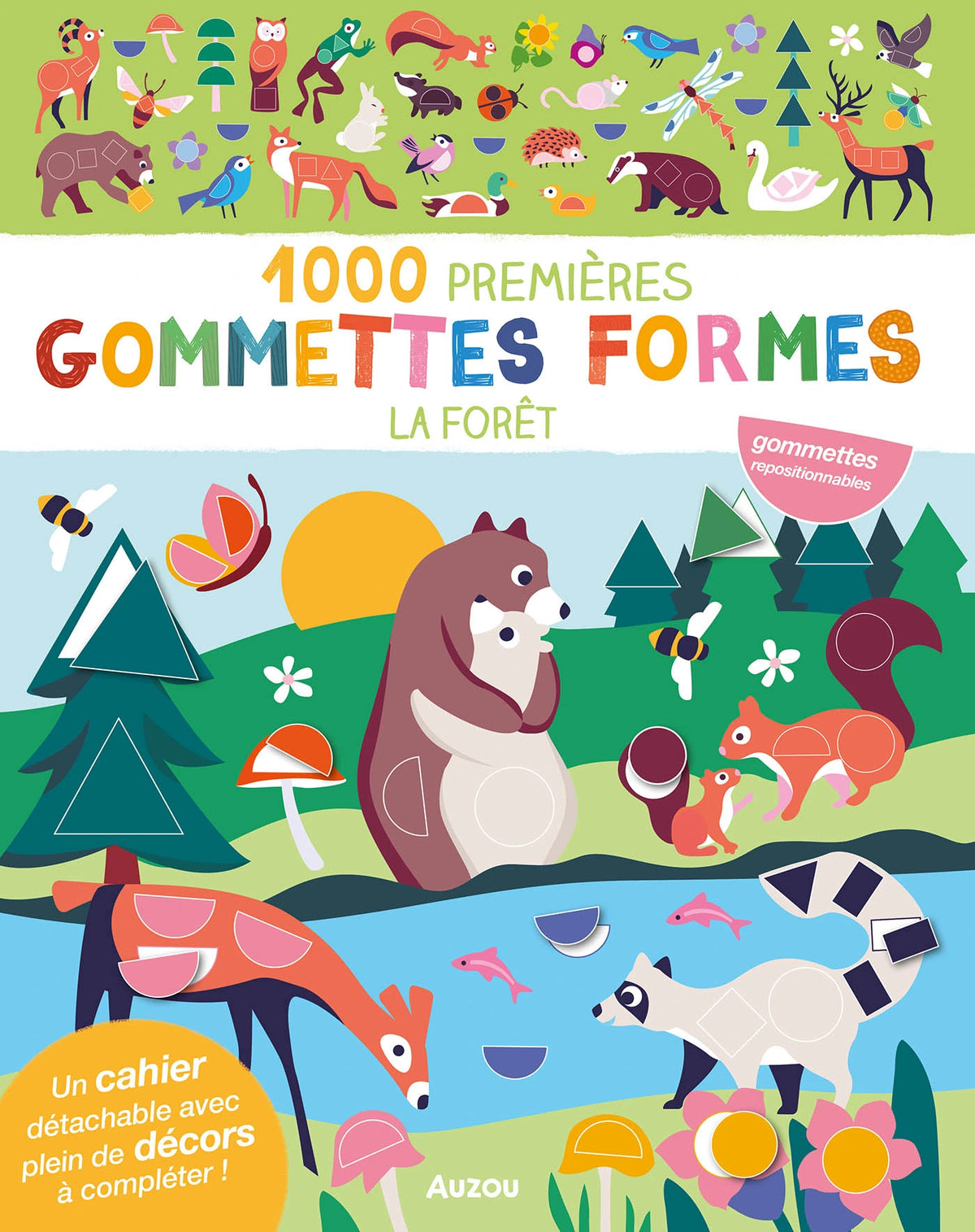 1000 gommettes formes - La forêt