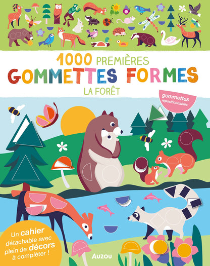 1000 gommettes formes - La forêt