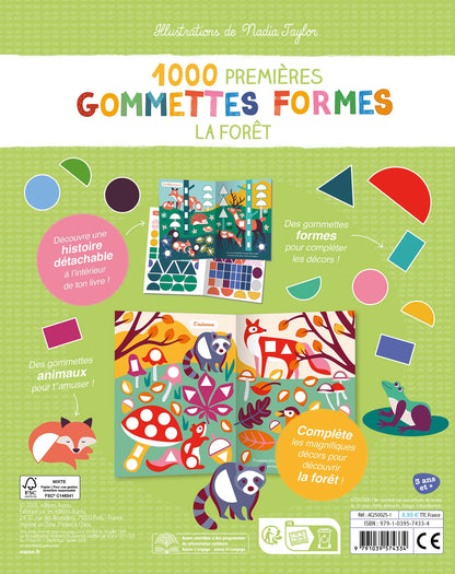1000 gommettes formes - La forêt