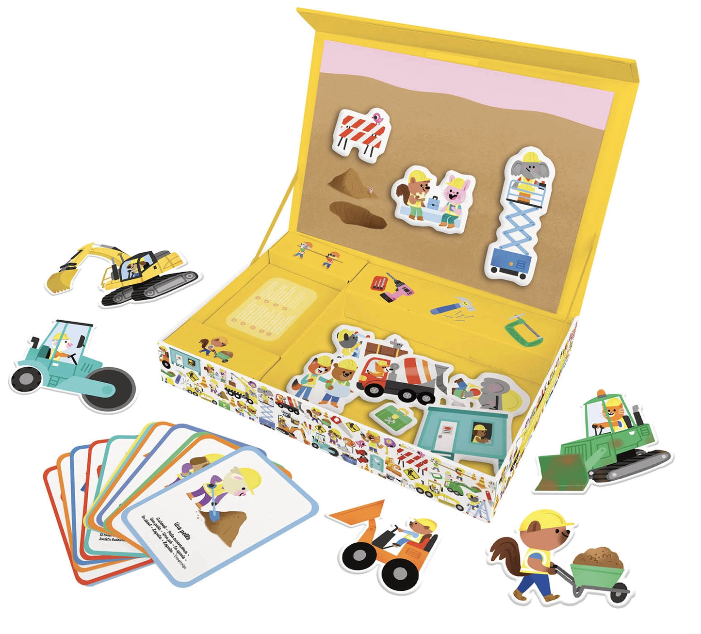 Mon petit coffret aimanté - Le chantier