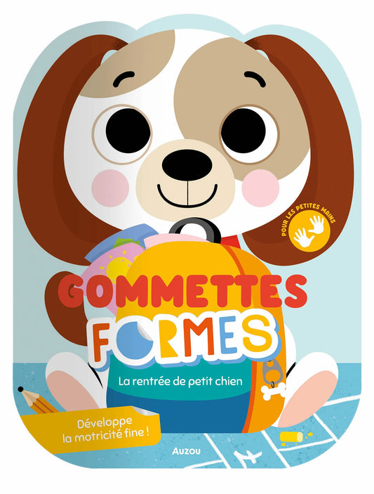 Gommettes formes - La rentrée de petit chien