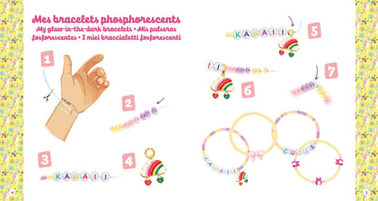 Ma boite à bijoux - Mes bracelets phospho kawaii