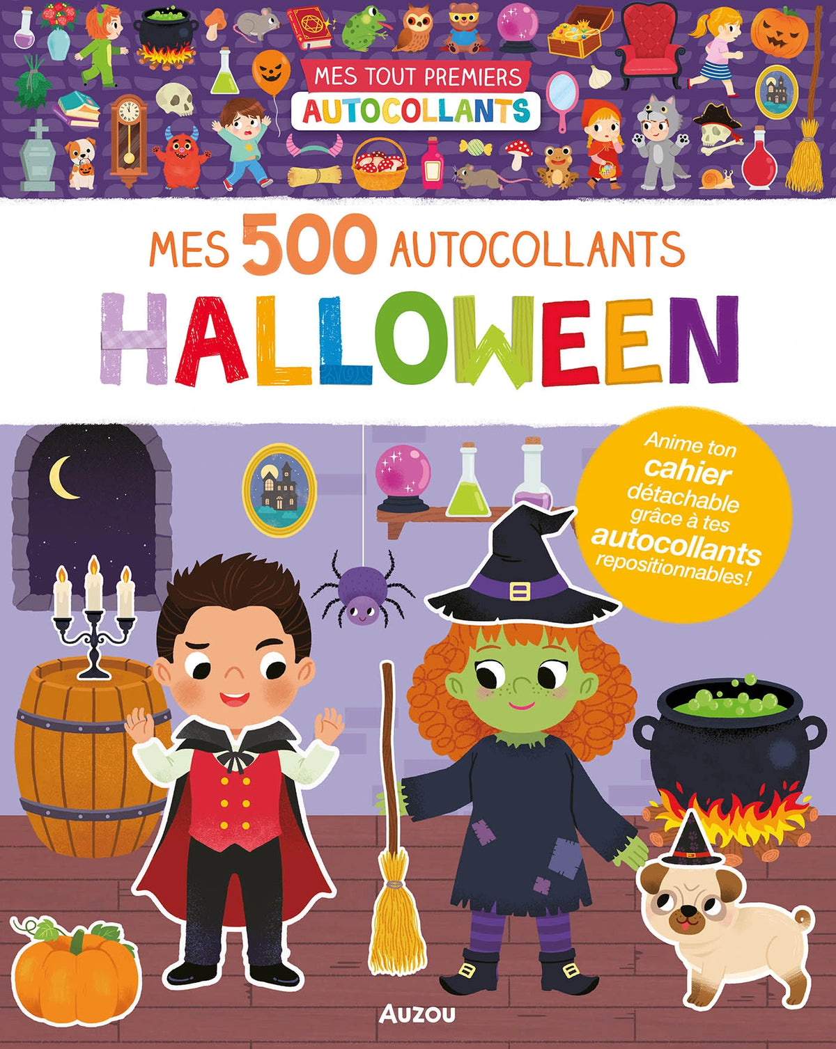 500 autocollants - Halloween