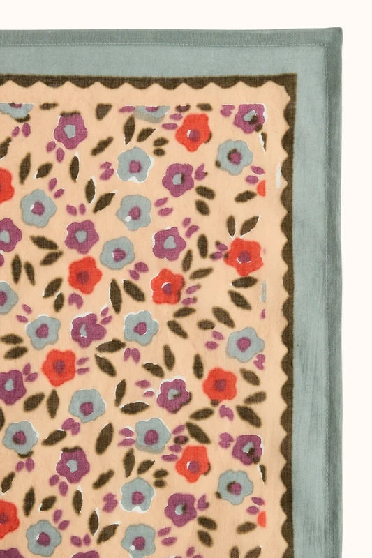 Petit foulard Dupitta - Lison macadamia