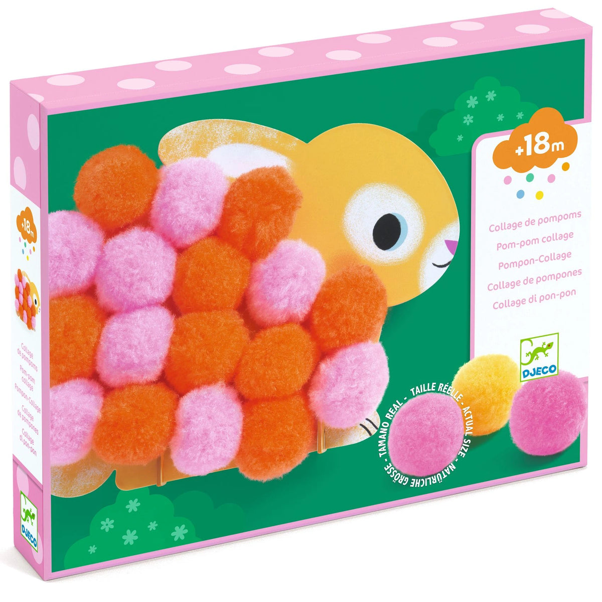 Coffret d'activité - Pompoms animaux
