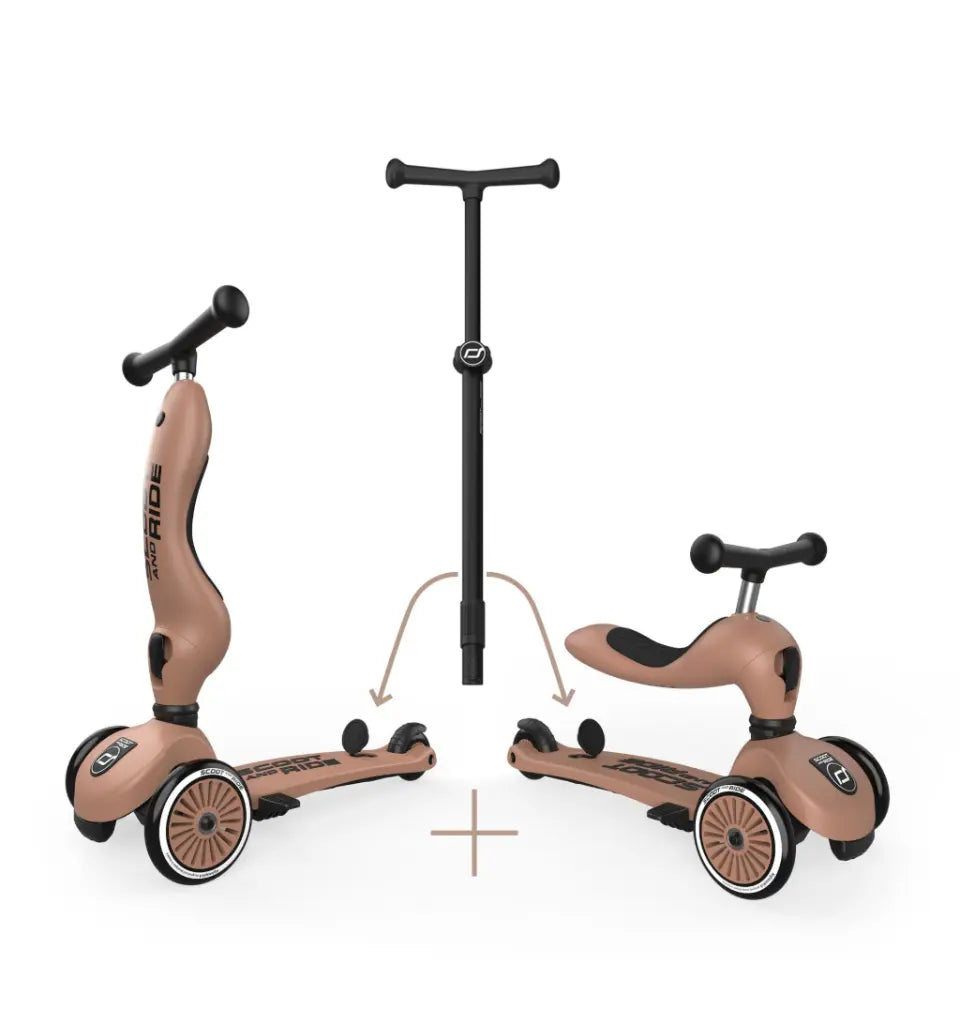 Trotinette HIGHWAYKICK 1 PUSH AND GO - Mocha
