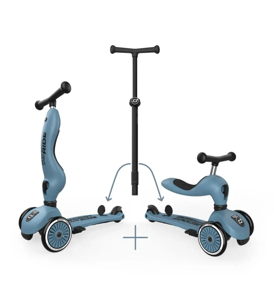 Trottinette Highwaykick 1 Push and go - Steel