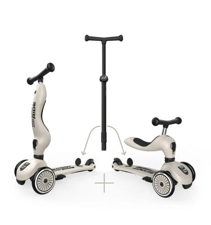Trotinette HIGHWAYKICK 1 PUSH AND GO - Ash