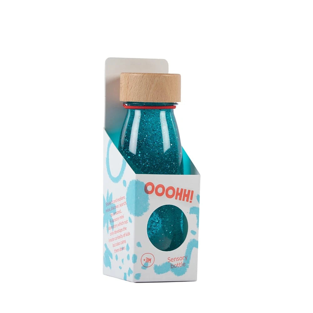 Bouteille sensorielle - Float turquoise