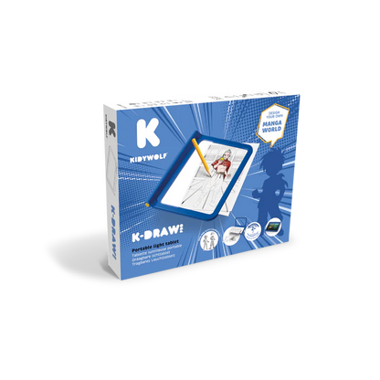 Tablette lumineuse nomade K-draw-pro - Bleu