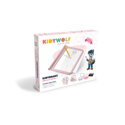 Tablette lumineuse nomade K-draw-pro - Rose