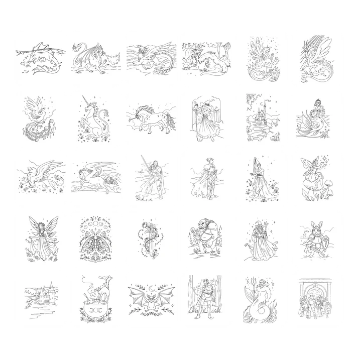 Kidydraw refill - Once upon a time