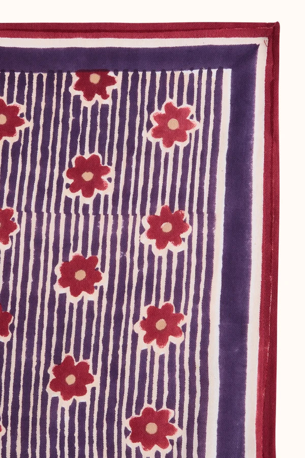 Grand foulard Latika - Anna groseille