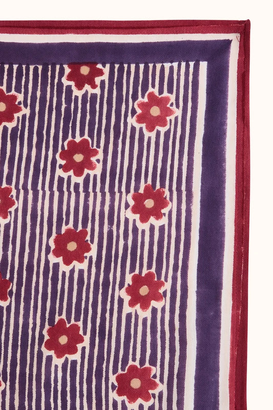 Grand foulard Latika - Anna groseille