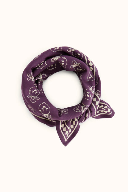 Grand foulard Latika - Roots taffeta