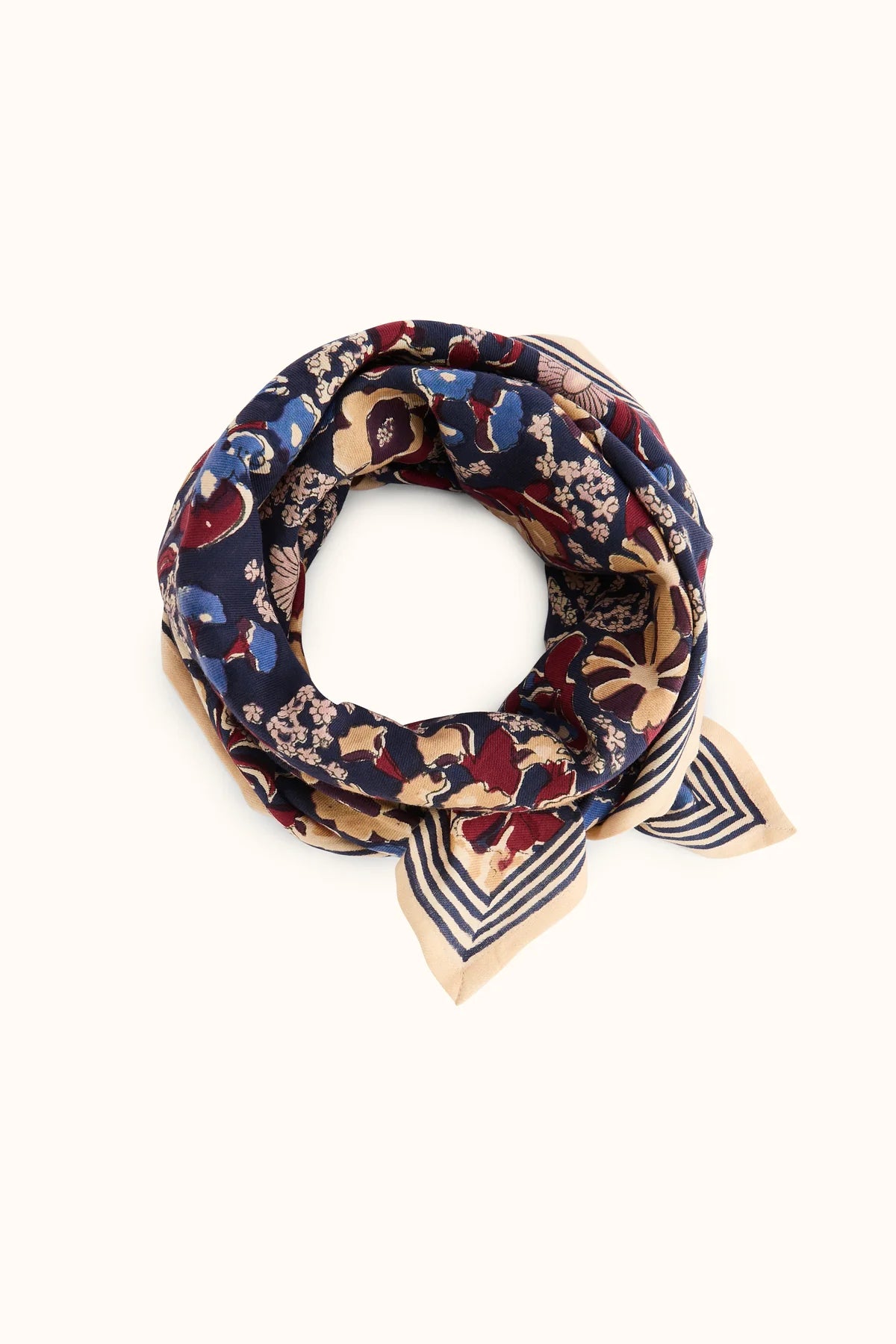Grand foulard Latika - September indigo