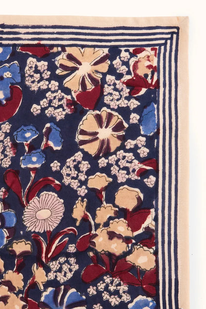 Grand foulard Latika - September indigo