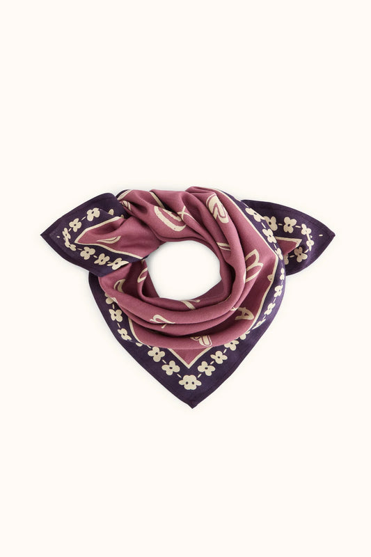 Petit foulard manika - ABCD Taupe