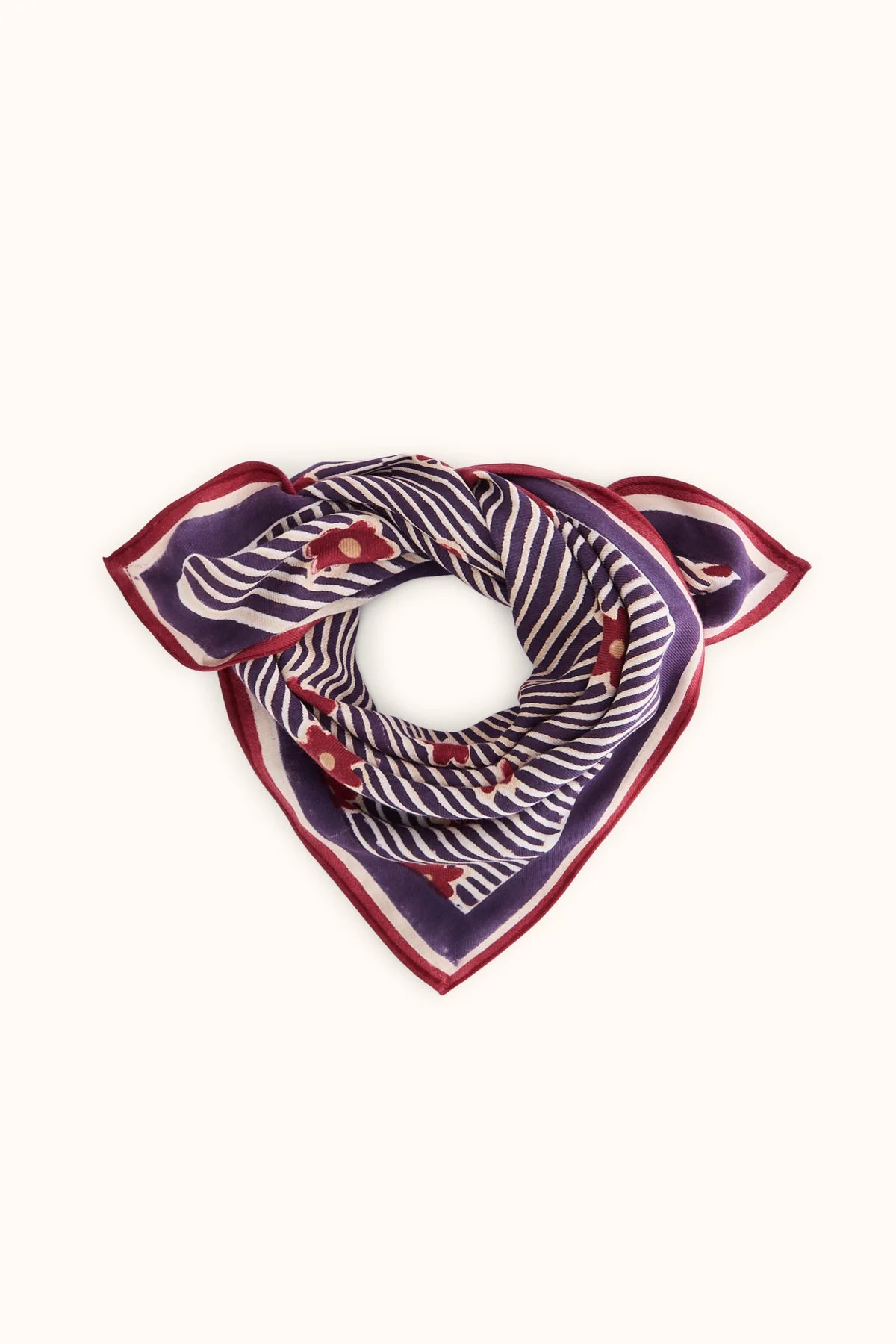Petit foulard manika - Anna groseille