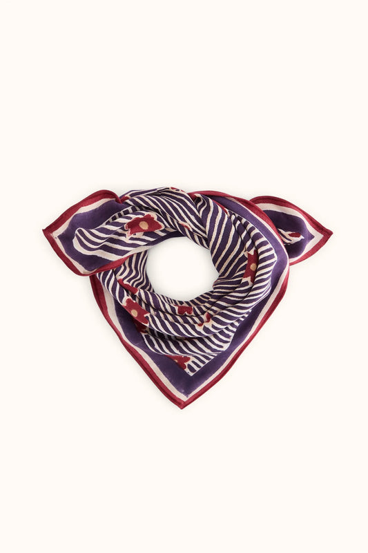 Petit foulard manika - Anna groseille
