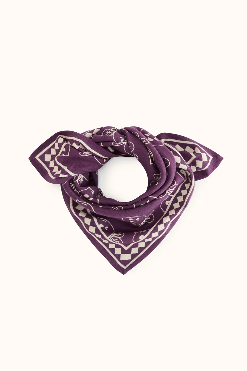 Petit foulard manika - Roots taffeta