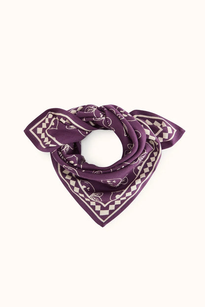 Petit foulard manika - Roots taffeta