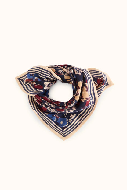 Petit foulard MANIKA - September indigo