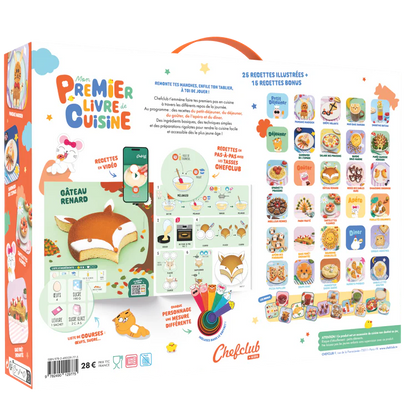Coffret - Mon premier livre de cuisine