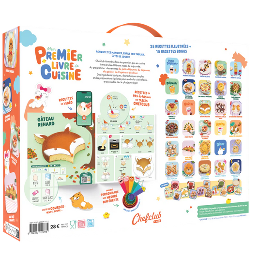 Coffret - Mon premier livre de cuisine