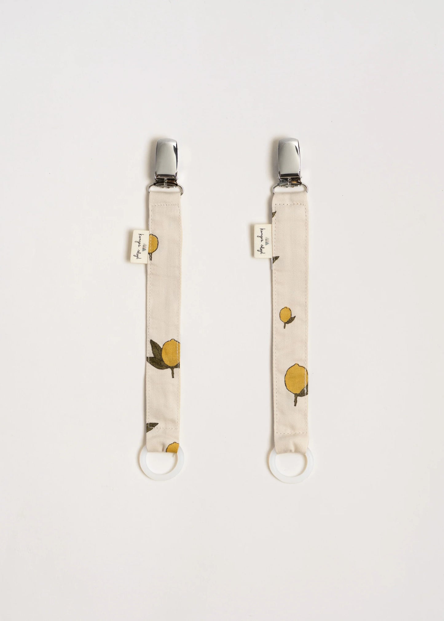 Attache tétine duo - Citron