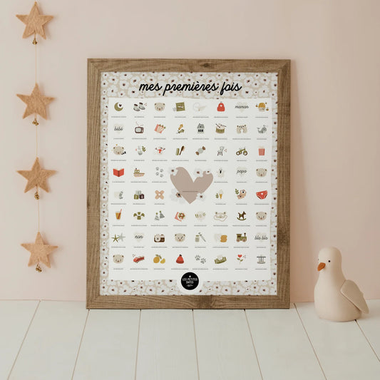 Affiche mes premières fois - Ourson