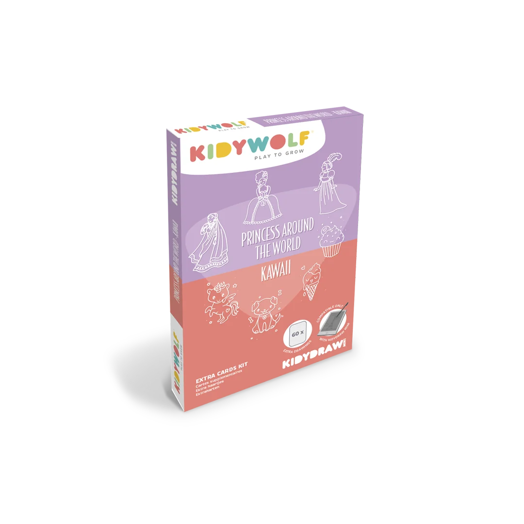 Recharge kidydraw-mini - Princesse et kawaii