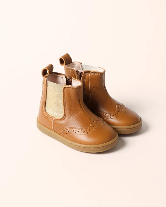 Bottine Axelle - Marron-doré