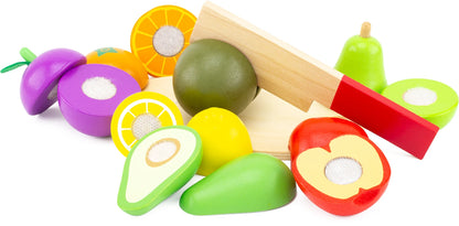 Fruits à découper en bois