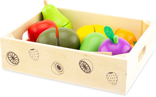 Fruits à découper en bois
