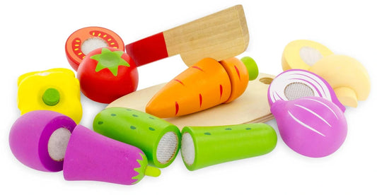 Légumes à découper en bois