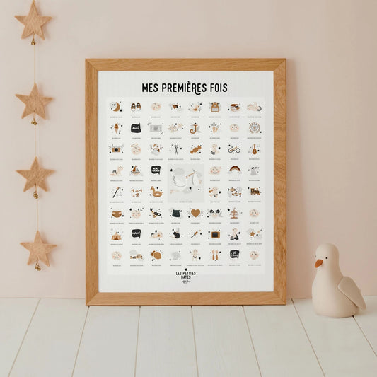Affiche mes premières fois - Maman/maman