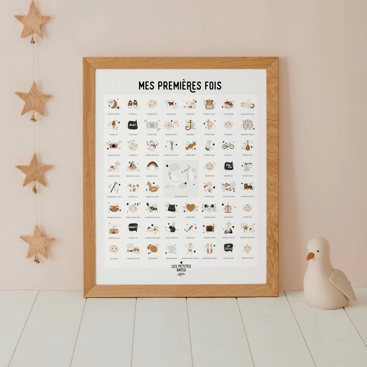 Affiche mes premières fois - Papa/papa