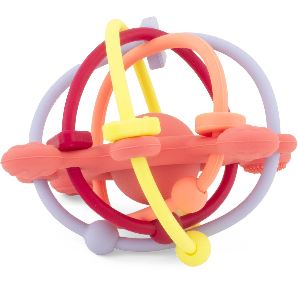 Jouet silicone étoile - Rouge brique