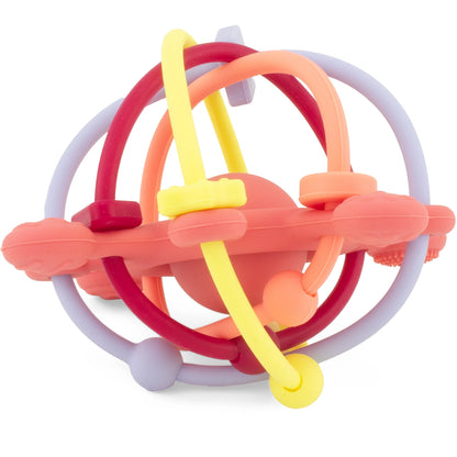Jouet silicone étoile - Rouge brique
