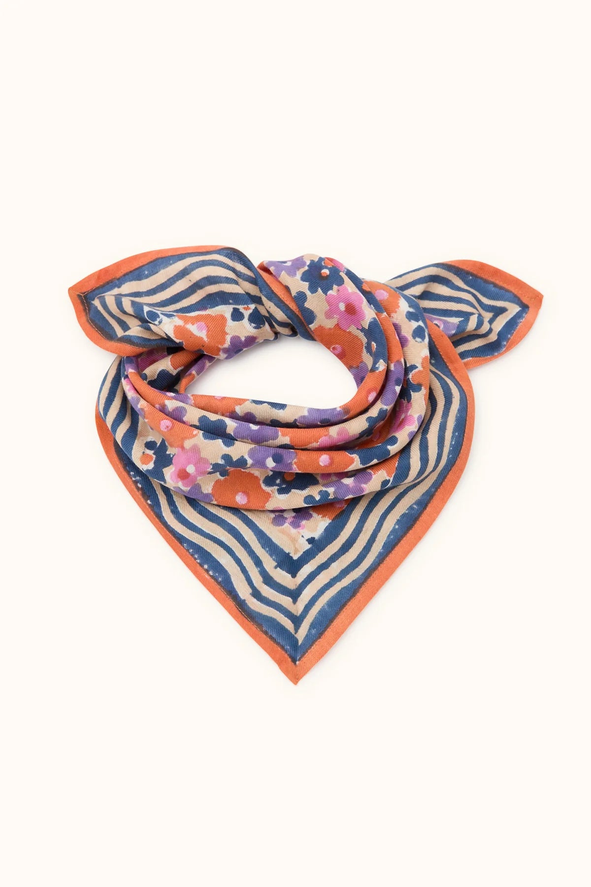 Petit foulard MANIKA - Paquerette macadamia